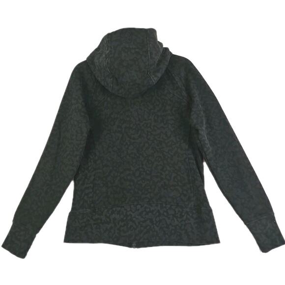 Lululemon ~Woman Size 10~ Scuba Hoodie Cotton Blend Incognito Camo Green/Black. - Picture 12 of 16